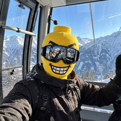 Gold Tooth selfie in the gondola