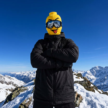 Tongue Out on the summit